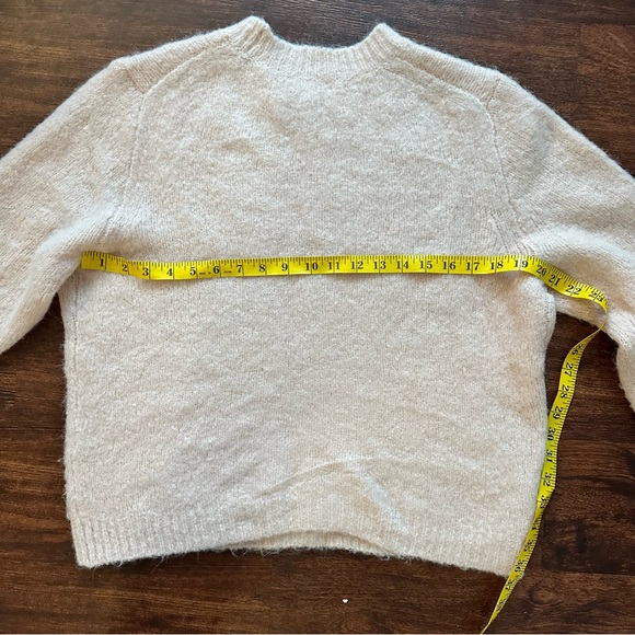 JCREW Pink Point Sur Alpaca Blend Sweater - SZ XL - Picture 6 of 7